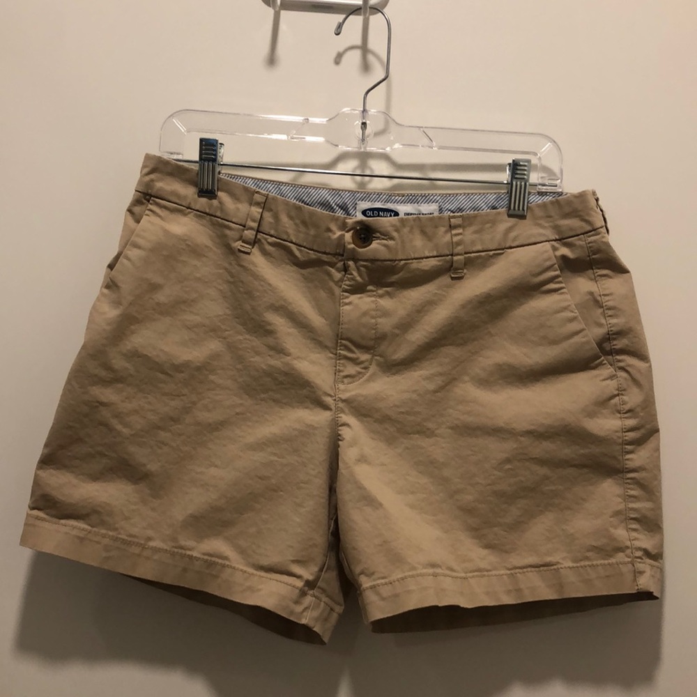 Old Navy Tan Shorts (size 8)